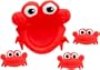 Lamaze Crabby Babies Bath Buddies