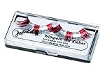 Jofrika 718812 - Fan Wimpern rot / wei&szlig;