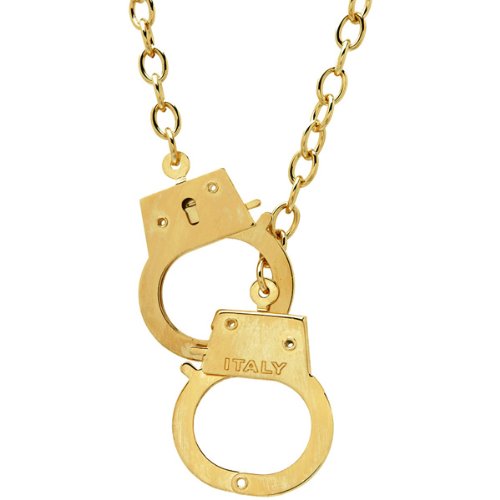 External hard drive:Criss Angel Inspired Jewellery - Large Handcuff Necklace - Gold: Final Sale