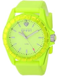 Juicy Couture Womens 1901116 Sport TR90 Mirrored Faceted Bezel Watch
