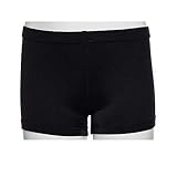Lexi Luu Solid Black Booty Cheer Dance Shorts Little Girls 2T-14