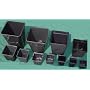 SQUARE PLANT POTS - 11cm x 11cm x 12cm - PACK 30