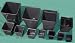 SQUARE PLANT POTS - 11cm x 11cm x 12cm - PACK 30