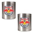 NY/NJ Red Bull Soccer 2pc Stainless Steel Can Holder Set - Primary Team Logo MAJOR-LEAGUE-SOCCER Soccer