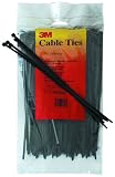 3M 06207 Weather-Resistant Heavy Duty Cable Tie, 15-Inch, Black, 100-Count