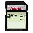 Hama HighSpeed SDHC Card 4GB Speicherkarte (Class 4)