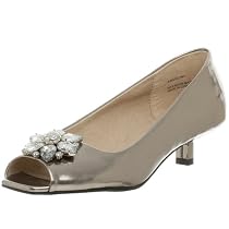 Yellow Box Women's Angelina Peep Toe Pump