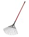 Bully Tools 92312 24-Inch Lawn and Leaf Rake with Fiberglass Handle