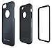 iPhone 5s Case, BUDDIBOX [Shield] Slim Dual Layer Protective Case with Kickstand for Apple iPhone 5 and 5s, (Dark Blue)
