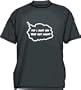 Did I Just Say That Out Loud? THOUGHT BUBBLE logo Men's Tee Shirt Large-Black