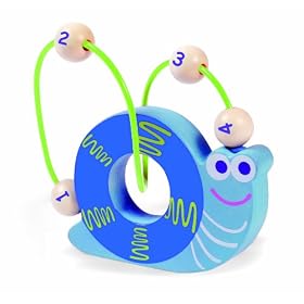 Boikido - Jouets en bois b�b� - Jouet en bois Eco Friendly, Eric l'Escargot