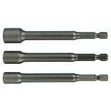 Wiha 70492 6.0-Inch Magnetic Nut Setter for 1/4-Inch 5/16-Inch 3/8-Inch Hex Drive, 3-Piece