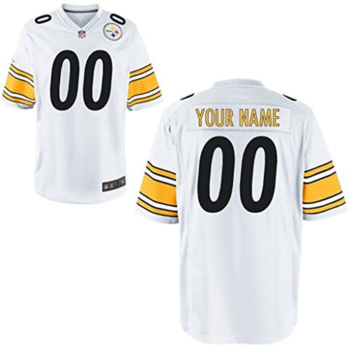 Pittsburgh Steelers Game Customized-White M L XL 2XL 3XL 4XL