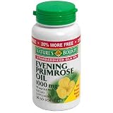 Nature's Bounty Evening Primrose Oil, 90 mg, 60 Softgels (Pack of 3)