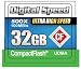 Digital Speed 32GB 500X Professional High Speed 100MB/s Error Free (CF) Memory Card Class 10