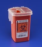 AUTODROP 1 Qt. Container, Red, Case (8900SA)