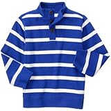 GYMBOREE(ジンボリー) ストライプ プルオーバー オービット ブルー ストライプ トップススウェット 4歳【並行輸入】