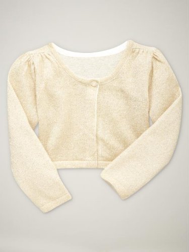 Gap Baby Metallic Cropped Cardigan