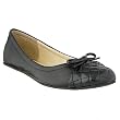 Merona® Anya Quilted-Toe Ballet Flats - Black