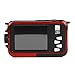 PowerLead Gapo G050 Double Screens Waterproof Digital Camera 2.7-Inch Front LCD with 2.7-Inch Camera Easy Self Shot Camera