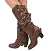 Tee02 Cowboy Knee High Boot COGNAC
