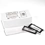 Panter Company SL-1 Spring-lock metal label holders binders, 1 binder cap., clear/black, dozen