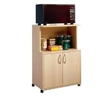 Microwave Cart - Natural Maple