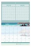 Day-Timer Coastlines 3 Month Wall Calendar, 11 x 17 Inches, January – December, 2012 (D11257-1201)