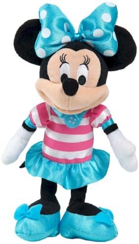 Disney by Just Play Minnie Mouse Bow-tique Beanz - Blue and Pink