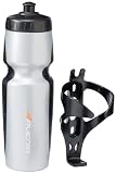 Avenir Bottle and Cage Set Grey Bottle Plastic Cage