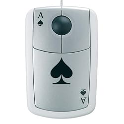 Pat Says Now Poker Ace USB Optical Mouse - White (PSN1210)