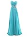 Dresstells® Women's Sweetheart Beading Floor-length Chiffon Prom Dress