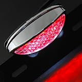 12V LED White Red Motorcycle Rear Tail Brake Light Lamp Integrated Number License... by Astra Security