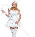 Lil' Bo Peep Costume-Bonnet Bustier Petticoat Staff