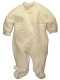 Cozy Plush Sherpa Footed Sleeper by Creme De La Creme