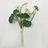 造花　ハス　ミニ　白　お盆向け用品　フラワー （１0本）