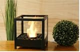 Produkt-Bild: Design Tischkamin FLAME mit Natursteinen