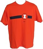 Men`s Illinois Fighting Illini Orange Football Fan Tshirt