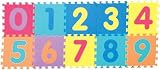 〔在庫限り！〕（260）ｷｯｽﾞﾊﾟｽﾞﾙﾏｯﾄ(10枚ｾｯﾄ/すうじ)KPM10-2