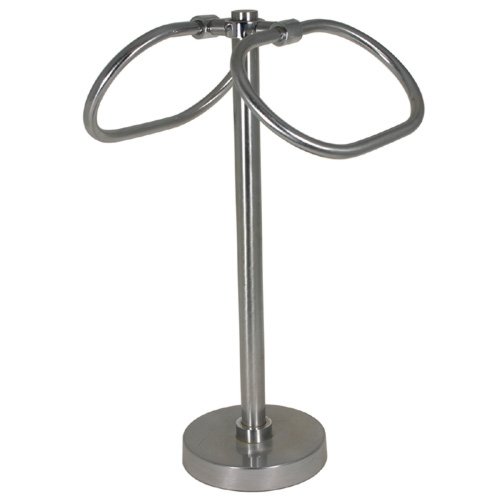 Allied Brass TB-20-ABZ Antique Bronze Universal Two Ring Oval Guest Towel Holder from the Universal