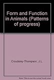 Form and function in animals