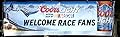 Coors Light Beer 10 X 3 Ft Welcome Race Fans Official Beer Of Nascar Banner