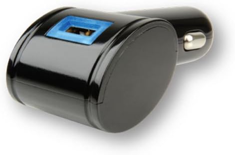 Qmadix USB Mobile Charging Hub - 1.2AMP Power-Car Charger - Retail Packaging - Black