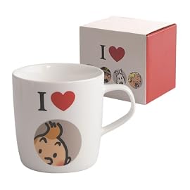 I LOVE TINTIN MUG FROM THE ADVENTURES OF TINTIN