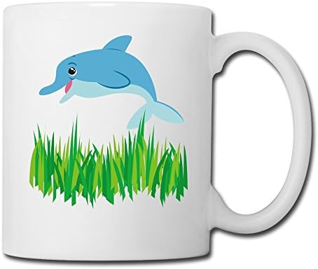 BHSHIO Dolphin And Seaweed Mug