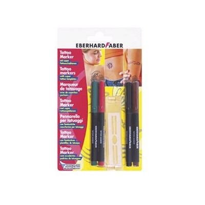 Buy Faber-Castell 889501BK - Tattoo Marker, 4 Stifte online at Discounted New and Used prices. Delivered to your door with Childrens Toyshop.com