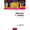 Analyse 1re ann�e - Cours et exercices avec solutions