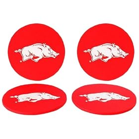 Arkansas Razorbacks Coasters (4 Pack) by 