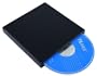 USB 2.0 portable Slot Loading External Burner 8X DVD+/-RW/-RAM/DL Drive for HP 2133 Aspire One Inspiron Mini 9 Wind U100 U90 Lenovo Ideapad S10 ASUS EEE PC ASUS EEE BOX PC HP Mini 1000 and most other Laptops