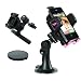 Skiva StrongMount M1 Universal Car Holder/Mount for iPhone 4, 4S, 3G & 3Gs, BlackBerry Torch, HTC EVO, DROID, Samsung Galaxy s2, EPIC on Windshield, Dashboard & AC Vent